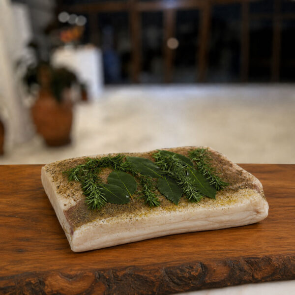 Lardo toscano – lardo toscano con rosmarino