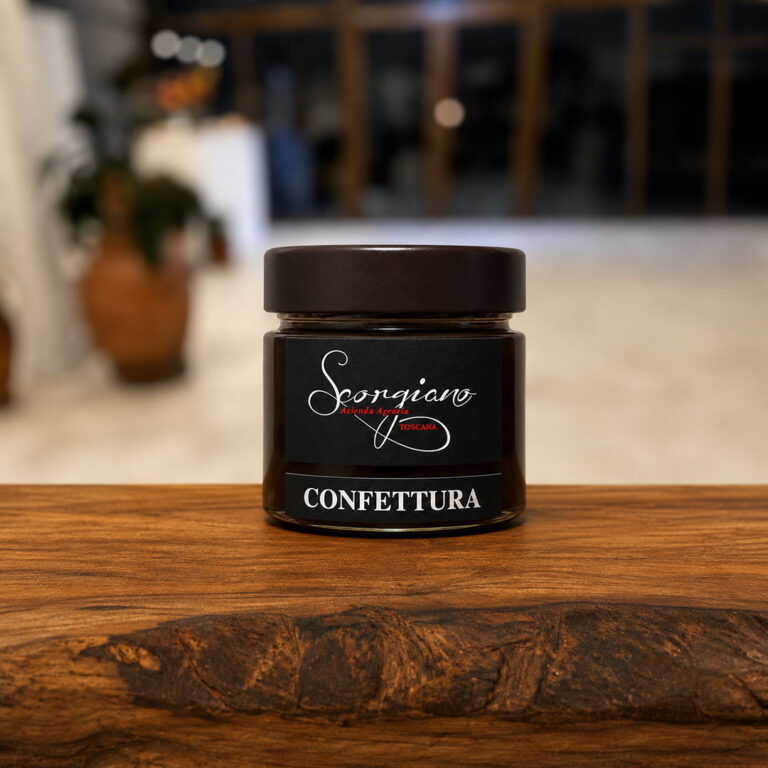 Confettura di pesche e menta – vasetto di confettura di pesche e menta