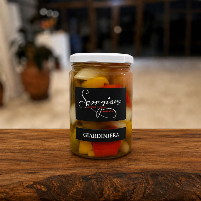 Giardiniera artigianale – vasetto di giardiniera di verdure