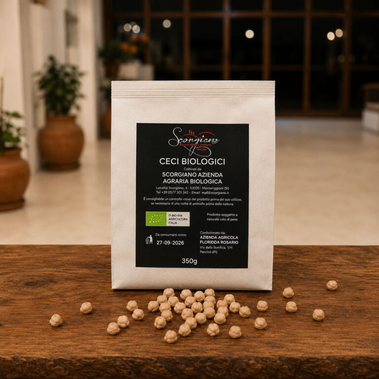 Ceci biologici – sacchetto di ceci con ceci sfusi