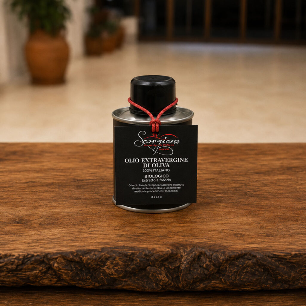 Olio extravergine biologico 100 ml – lattina da 100 ml