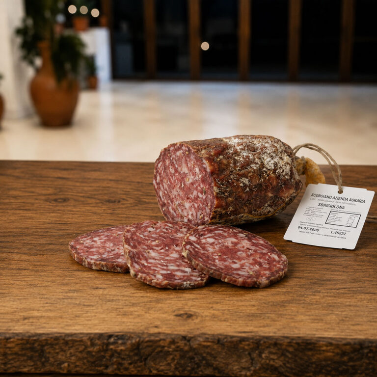 Sbriciolona toscana – sbriciolona intera e affettata