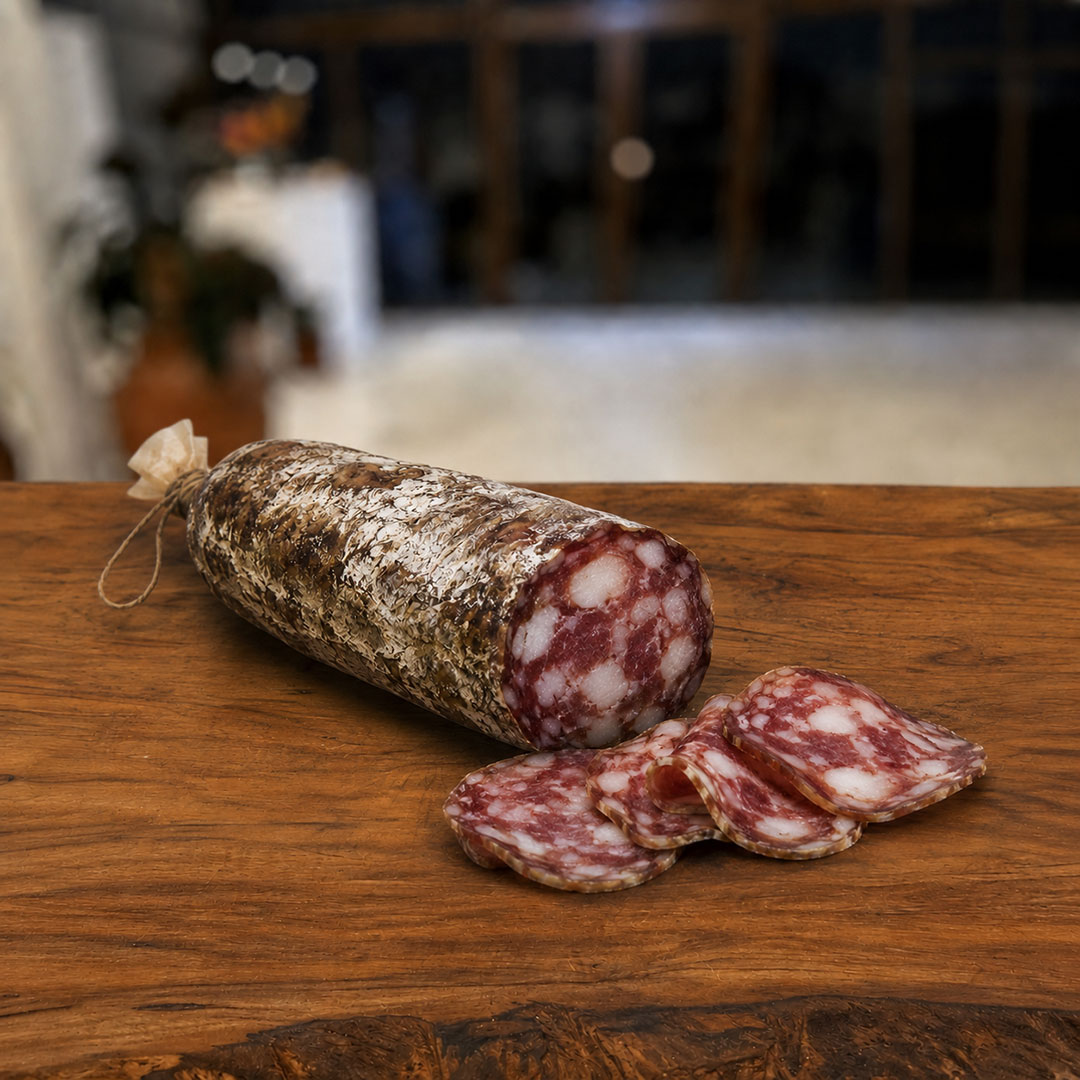 Salame piccolo – Salame piccolo intero e affettato Salame piccolo – salame piccolo intero e affettato